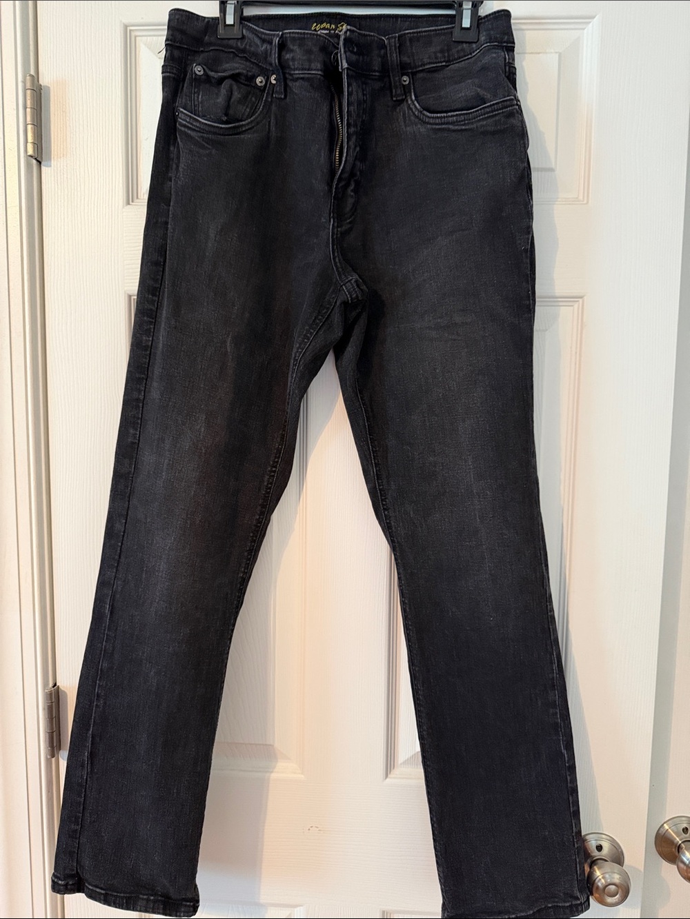 Urban Star Men's Straight Black Jeans